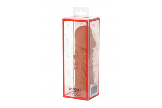 Насадка фаллического вида с венками и шишечками Extreme Sleeve 006 M-size - 14,7 см.