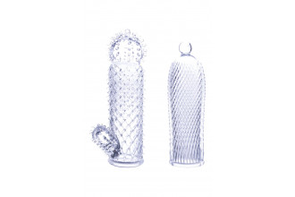 Набор из 2 прозрачных насадок на член Seductive Tickler Sleeves