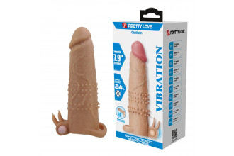 Телесная насадка на пенис Quillon - 20 см.