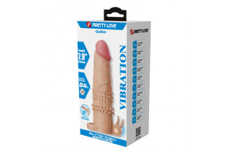 Телесная насадка на пенис Quillon - 20 см.