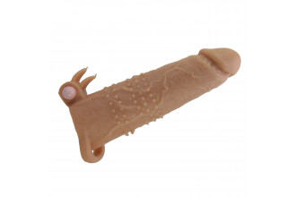 Телесная насадка на пенис Quillon - 20 см.