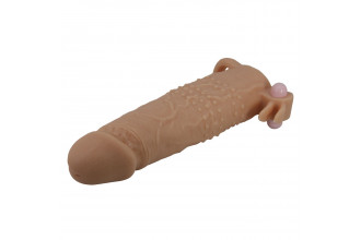 Телесная насадка на пенис Quillon - 20 см.