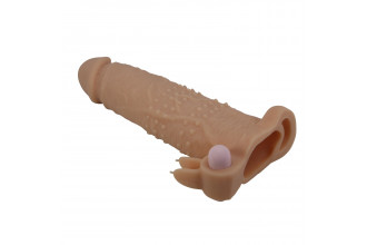 Телесная насадка на пенис Quillon - 20 см.