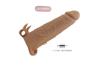 Телесная насадка на пенис Quillon - 20 см.