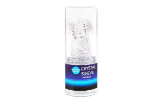 Закрытая прозрачная насадка на пенис Crystal Sleeve Faraon - 13,5 см.