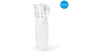 Закрытая прозрачная насадка на пенис Crystal Sleeve Faraon - 13,5 см.