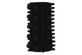 Набор из 7 черных насадок Penis Sleeves Set