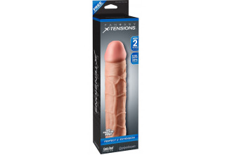 Телесная насадка Fantasy X-tensions Perfect 2 Extension - 20,3 см.