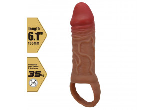 Реалистичная насадка на член Peirre - 15,5 см.