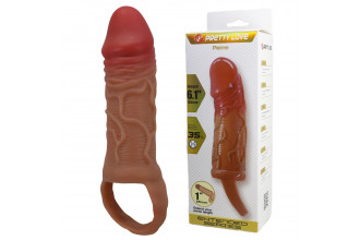 Реалистичная насадка на член Peirre - 15,5 см.