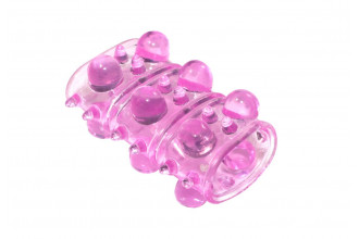 Розовая насадка на пенис Rings Armour