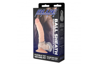 Прозрачная насадка-утяжка для мошонки Ball Sheath With Compression Cock Support