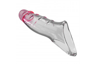 Прозрачная удлиняющая насадка на пенис Darnel