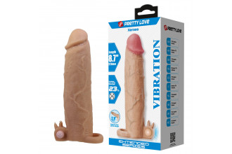 Телесная насадка на пенис Xerxes - 22 см.