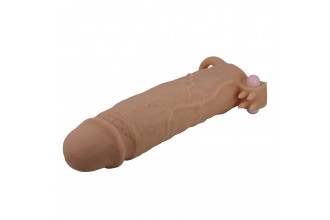 Телесная насадка на пенис Xerxes - 22 см.