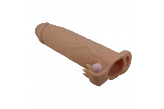 Телесная насадка на пенис Xerxes - 22 см.