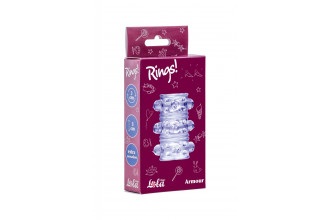 Фиолетовая насадка на пенис Rings Armour