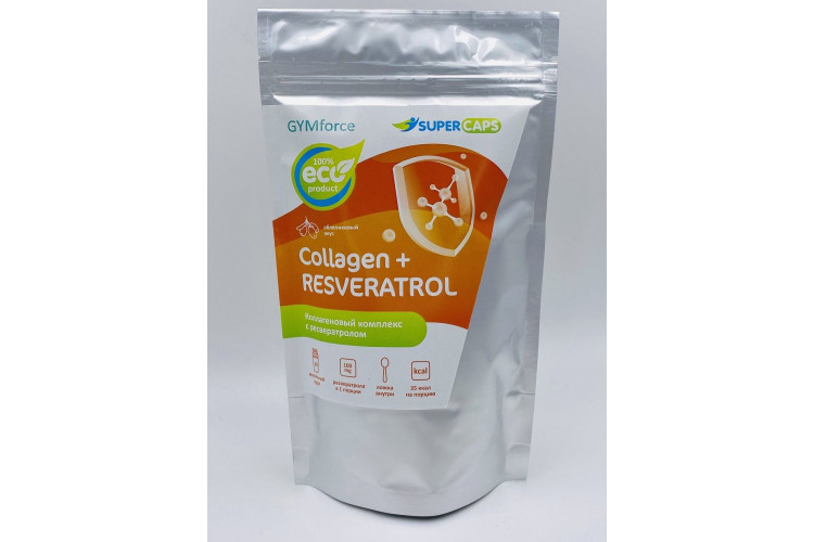 Натуральный коллаген с ресвератролом GYMforce Collagen+ - 150 гр.
