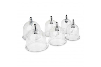 Набор из 6 вакуумных банок с насосом Erotic Suction Cupping Set
