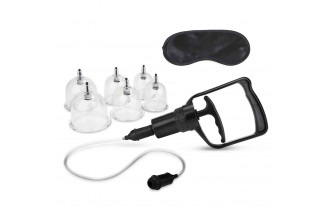 Набор из 6 вакуумных банок с насосом Erotic Suction Cupping Set