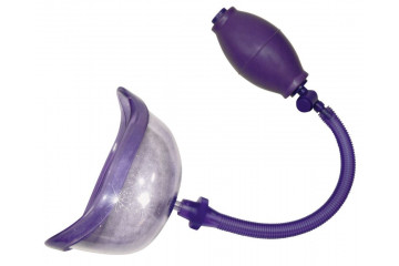 Фиолетовая вакуумная помпа Bad Kitty Vagina Sucker