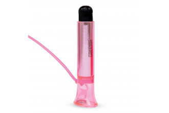 Розовый вакуумный стимулятор для клитора с вибрацией Vibrating Clitoral Pump with Quick Release