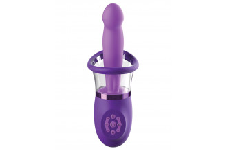 Фиолетовая помпа-вибратор Ultimate Pleasure Pro Plus