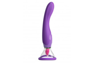 Фиолетовый вакуумный клиторальный стимулятор Her Ultimate Pleasure