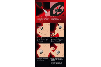 Вакуумная помпа для сосков с вибрацией Bad Kitty Vibrating Nipple Cups