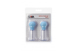 Набор для стимуляции сосков Nipple Pump Set - Size L Набор для стимуляции сосков Nipple Pump Set - Size L