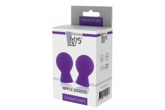 Фиолетовые присоски для груди Nipple Suckers