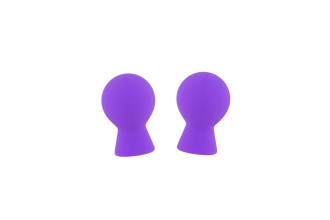 Фиолетовые присоски для груди Nipple Suckers