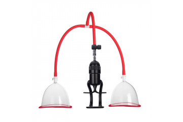 Вакуумная помпа для груди Breast Pump с двумя чашами