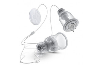 Прозрачные вибронасадки на соски со сменными колпачками Titillator Прозрачные вибронасадки на соски со сменными колпачками Titillator