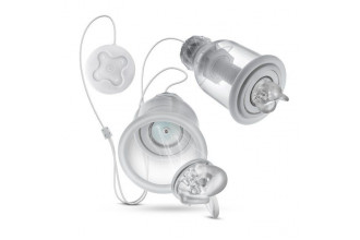 Прозрачные вибронасадки на соски со сменными колпачками Titillator Прозрачные вибронасадки на соски со сменными колпачками Titillator