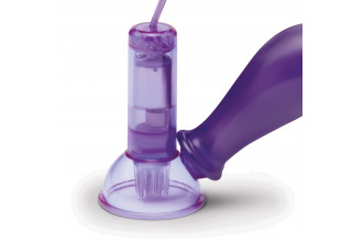 Вакуумные помпы для груди с вибрацией Remote Control Vibrating Nipple Suckers