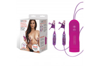 Многоскоскоростные виброзажимы для сосков Remote Control Vibrating Nipple Clips