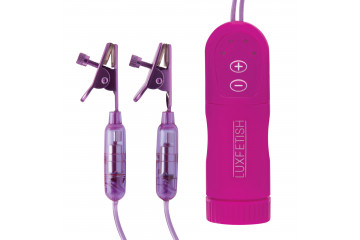 Многоскоскоростные виброзажимы для сосков Remote Control Vibrating Nipple Clips