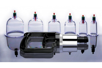 Набор помп для стимуляции Sukshen 6 Piece Cupping Set with Acu-Points