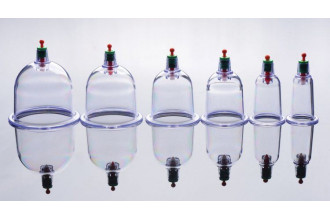 Набор помп для стимуляции Sukshen 6 Piece Cupping Set with Acu-Points