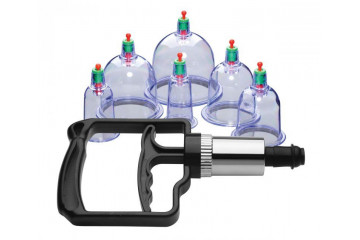 Набор помп для стимуляции Sukshen 6 Piece Cupping Set with Acu-Points