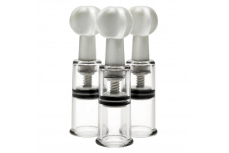 Набор из 3 помп для клитора и сосков Max Twist Clit and Nipple Triple Sucker Set
