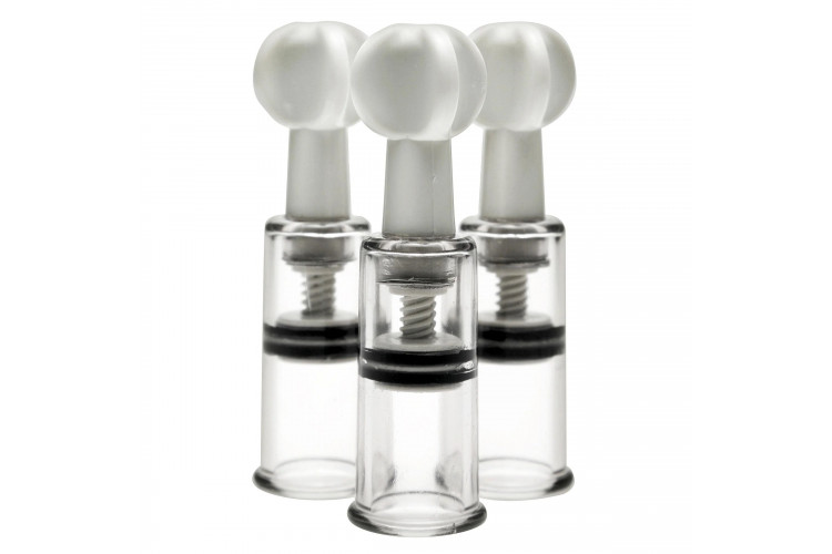 Набор из 3 помп для клитора и сосков Max Twist Clit and Nipple Triple Sucker Set