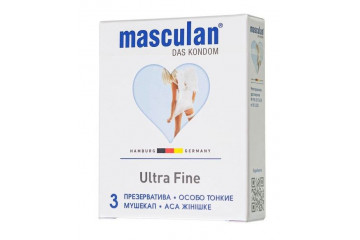 Особо тонкие презервативы Masculan Ultra Fine - 3 шт.
