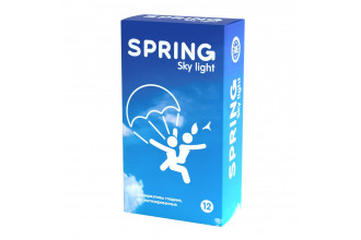 Ультратонкие презервативы SPRING SKY LIGHT - 12 шт.