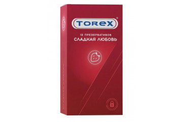 Презервативы Torex Сладкая любовь с ароматом клубники - 12 шт.