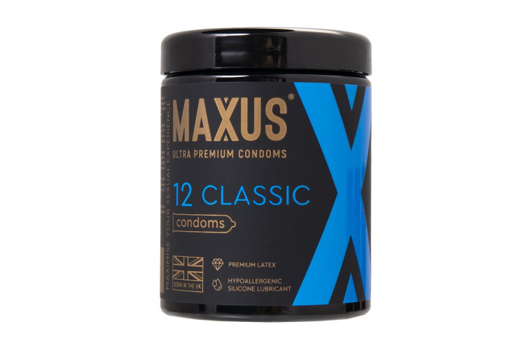 Классические презервативы MAXUS Classic - 12 шт.