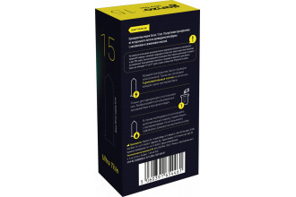 Прозрачные ультратонкие презервативы Ganzo Ultra thin - 15 шт.