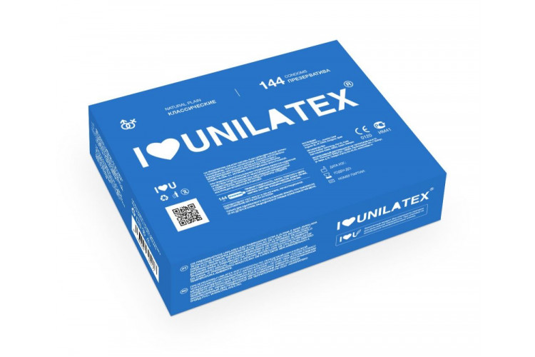Классические презервативы Unilatex Natural Plain - 144 шт.