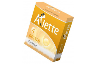 Презервативы Arlette Dotted с точечной текстурой - 3 шт.
